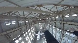 Explorers Caught By Security In Abandoned Hangar