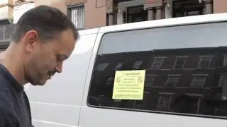 No parking sticker comes unstuck best with ?