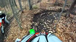 KX144 vs CRF450 Over the Hill MX singletrack loop