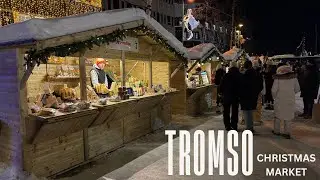 TROMSO CHRISTMAS MARKET | WALK WITH US | TROMSO, NORWAY | WALKING VIDEO