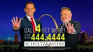 After a Car Accident, Call 4 Get More!  Schultz & Myers 314-444-4444  Get a Free Case Review Too!