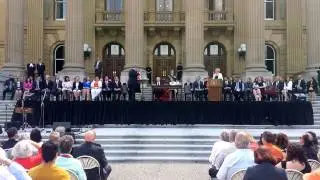 Brian Mason sworn in as Minister of Transportation and Minister of Infrastructure