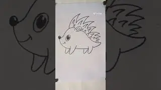 honey badger drawing.kids drawing #art #easydrawing #shorts
