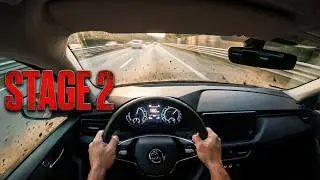 Skoda rapid 1.4 stage2. Sochi driving pov. Шкода рапид 1.4 ст2. Сочи за рулем от первого лица
