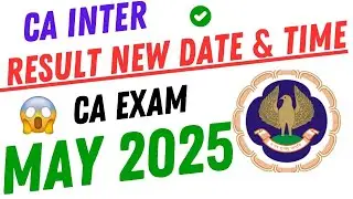 📢 CA Inter Result May 2025  New Date & Time OUT! ⏰ Don't Miss!