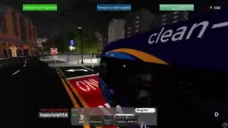 streaming roblox train and bus game's