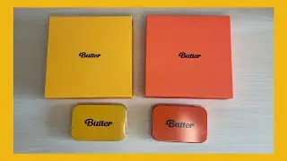 Unboxing BTS Butter Albums (Peaches & Cream versions) + Weverse POBs