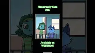 Monstrously Cute #66 🐺 #kawaii #cute #werewolf #fullmoon #cutecomics #stress #gorgon #awoo