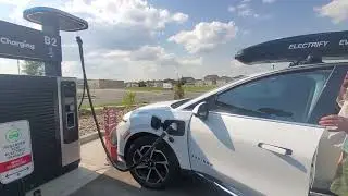 Equinox EV cross country trip 2025 - Regina Flo station