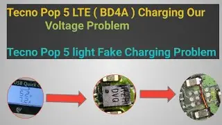 Tecno Pop 5 LTE ( BD4A ) Charging Our Voltage Problem | Tecno Pop 5 light Fake Charging Problem 