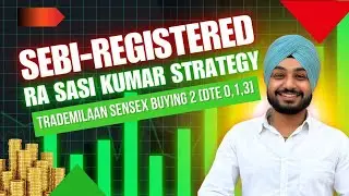 TradeMilaan Sensex Buying Strategy by SEBI RA Sasi Kumar | Backtest & Algo Trade || RA Algos