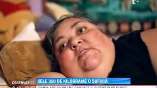 O femeie din Cavnic, Maramureş, se sufocă în propriul ei trup! Are 350 de kilograme