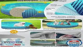 Jasonwell Foldable Dog Kiddie Pool Hard Plastic Kids Paddling Pool Toddler Review