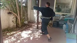 Iron Sensei Iron training Oggi allenamento tecnico con cintura da 10 kg e 1 nelle mani.