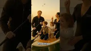 Prince Harry and kids go paddle boarding #surfing #water  #fun #happy #cute #family #happy #shorts