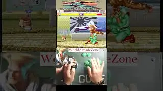 Guile vs Bison - Combo Round perfect Round  #bestarcadegames #sf2ce #guile #fightcade #arcade