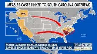 South Carolina measles outbreak surpasses Texas' 2025 total, with little sign of slowing