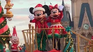 【TDL】ディズニー・サンタヴィレッジ・パレード（2ndミッキーポジ）2014/11/10 2回目公演