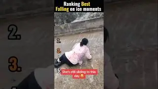 Ranking funny falling on ice moments