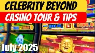 Celebrity Beyond Casino FULL Tour & Winning Tips 🎰Points to Earn Free Cruises & Top 2 Perks