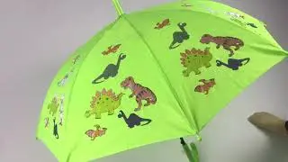 Changing color kids umbrella