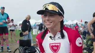 Австралийская триатлонистка и чемпионка мира Лорен Паркер.