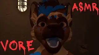 [Furry ASMR] A Wild Dog Devours You [Part 2 Ending A] (Ear Licking, Vore)