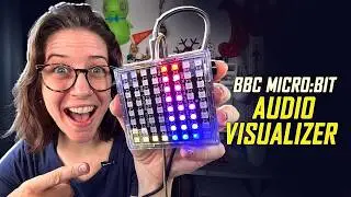 Создание светодиодной матрицы, реагирующей на звук, с помощью Micro:bit и NeoPixels