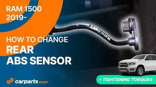 How to replace the Rear ABS Sensor 2019 - 2025 RAM 1500 🚗