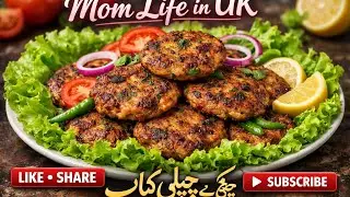 Juicy chicken Chapli kebabs fresh homemade recipe mom life in uk