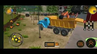 Backhoe Loader JCB Simulator Gameplay - Indian Vehicles JCB Truck Van Driving Android Gameplay