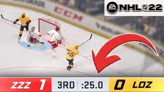 NEVER GIVE UP!!! LAST 25 SECONDS COMEBACK - NHL 22 HUT