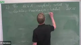 Prof. Georg Tamme | A version of Vorst's conjecture in positive and mixed characteristic