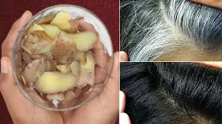 Comment transformer les cheveux gris ou blancs en noirs &agrave; la maison. Traitement naturel des cheveux