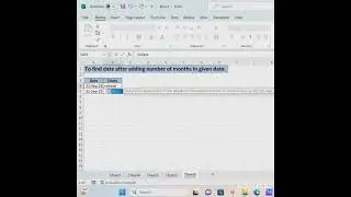 use of Edate function in excel !!!!!!!!!