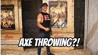 Axe Throwing Vlog!