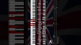 God Save the King : British National Anthem || Piano (music notes and keyboard tutorial), Easy