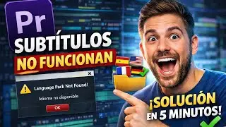 &iexcl;&iexcl;SOLUCI&Oacute;N!! PREMIERE Pro 2025 NO Genera Subt&iacute;tulos&hellip; As&iacute; lo Solucion&eacute; en 5 Minutos.