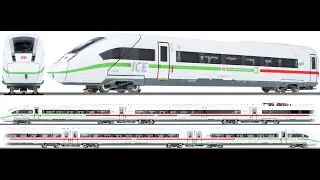 M&auml;rklin DB AG Class 412/812 ICE 4 Powered Railcar Train 8-car consist