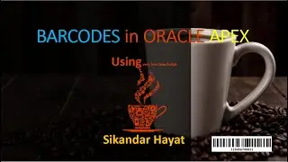 Генерация штрихкодов в Oracle APEX