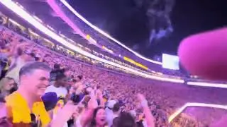 Dashawn Spears scores a Pick-6 off of DJ Lagway&rsquo;s 3rd INT of the No. 3 LSU 🐯🆚 Florida 🐊 CFB 🏈 game.