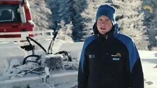 filzmoos.ski - Arbeit auf der H&ouml;henloipe am Rossbrand