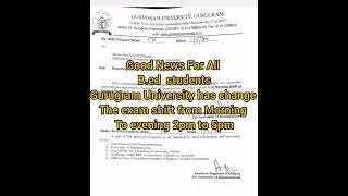 📌 Gurugram University B.ED Exams 1st &2nd Year Latest News 2024      #gurugramuniversity