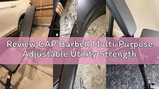 Review CAP Barbell Multi-Purpose Adjustable Utility Strength Training Weight Bench | Multiple Option