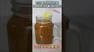 Fat Burning Morning Drink | Chia Seeds & Cinnamon drink boosts metabolism & helps WeightLoss #shorts