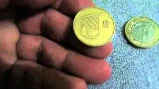 Moeda de israel 1997 new shekel Arpa