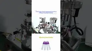 FOB Cotton Swab Integrated Benchtop Filling and Capping Machine. #filling #fillingmachine #package