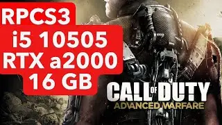 COD Advanced Warfare RPCS3 - Lossless scaling - BEST SETTINGS - i5 10505/RTX a2000/16gb - 28.1.2026.