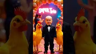 Baby, chicken dance ! #chickenchallenge #cute #trending #funny