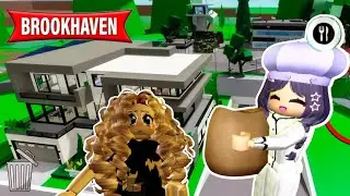A CHEFE ADOTOU A MENINA DE RUA | Historinhas Brookhaven 🏡Rp | Roblox